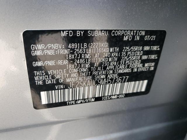 JF2SKAUC9MH573677 - 2021 SUBARU FORESTER LIMITED Күміс фото 14