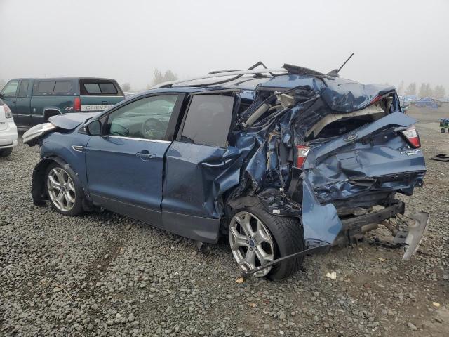 1FMCU9J93JUA42817 - 2018 FORD ESCAPE TITANIUM Mavi fotoğraf 2