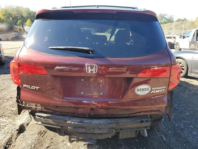 5FNYF6H92JB033592 - 2018 HONDA PILOT TOURING 勃艮第红 照片 6
