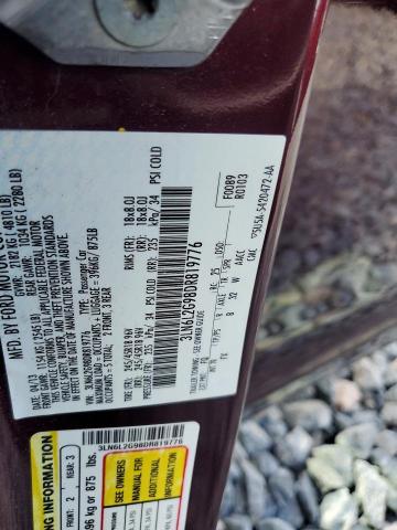 3LN6L2G98DR819776 - 2013 LINCOLN MKZ MAROON photo 12