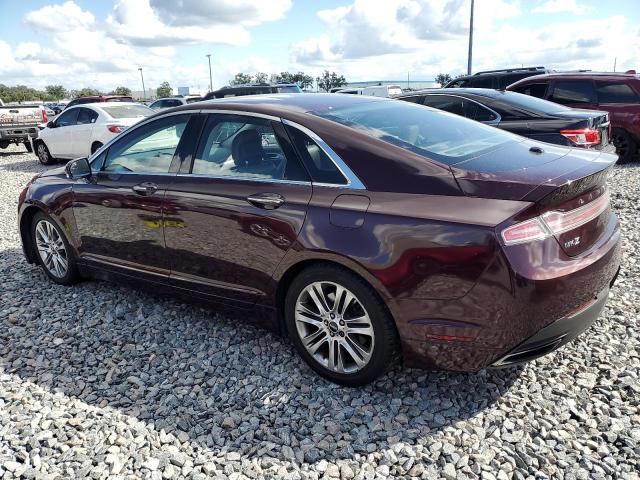 3LN6L2G98DR819776 - 2013 LINCOLN MKZ MAROON photo 2