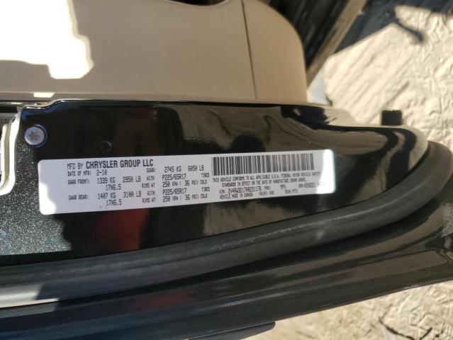 2V4RW3D17AR231176 - 2010 VOLKSWAGEN ROUTAN SE BLACK photo 14