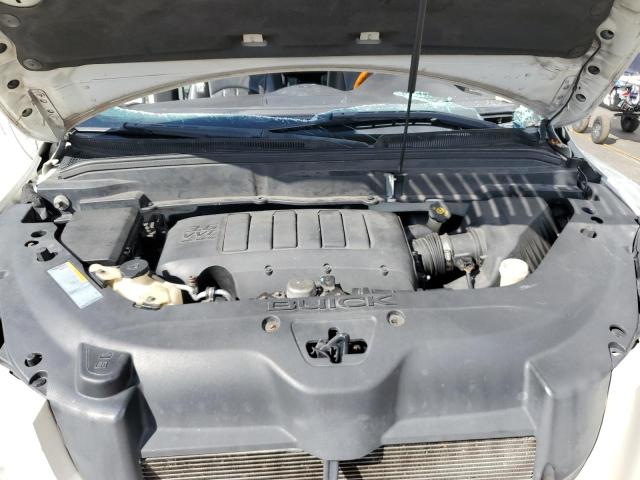 5GAKRBED4BJ124454 - 2011 BUICK ENCLAVE CXL WHITE photo 12