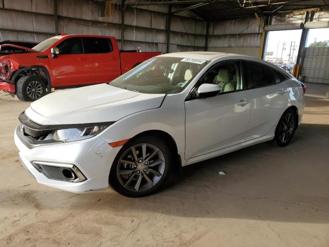 JHMFC1F7XKX005629 - 2019 HONDA CIVIC EXL თეთრი ფოტო 1