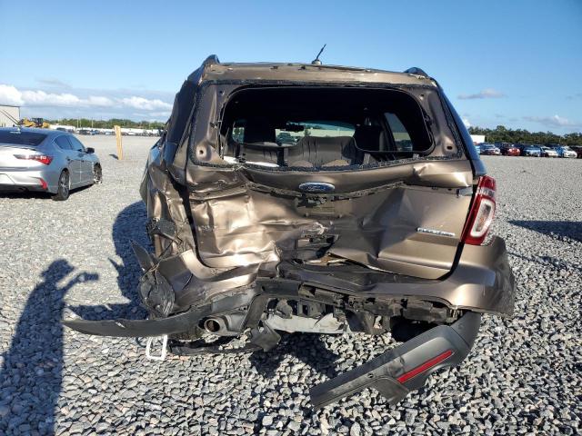 1FM5K7D86FGC34504 - 2015 FORD EXPLORER XLT Коричневый фото 6