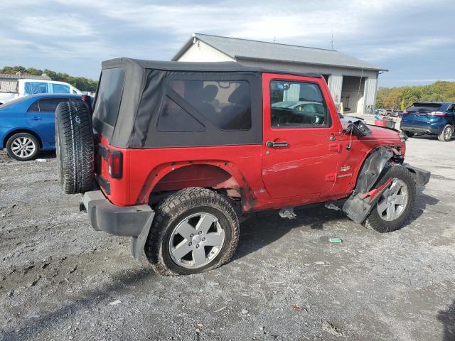 1C4AJWBG0CL123685 - 2012 JEEP WRANGLER SAHARA Կարմիր լուսանկար 3