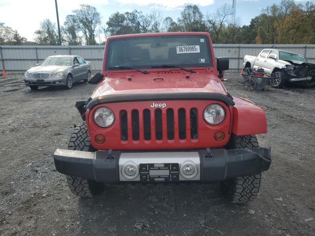1C4AJWBG0CL123685 - 2012 JEEP WRANGLER SAHARA Կարմիր լուսանկար 5