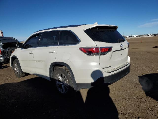 5TDJKRFH3FS181956 - 2015 TOYOTA HIGHLANDER XLE WHITE photo 2