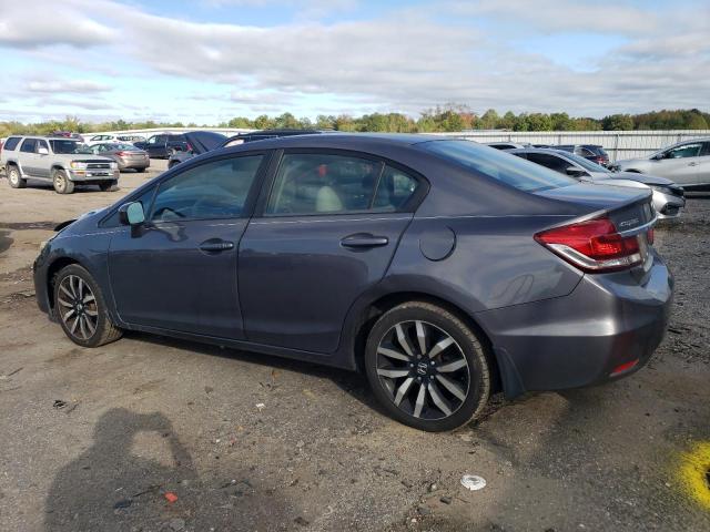 2HGFB2F9XFH552844 - 2015 HONDA CIVIC EXL GRAY photo 2