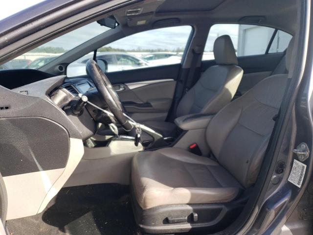2HGFB2F9XFH552844 - 2015 HONDA CIVIC EXL GRAY photo 7