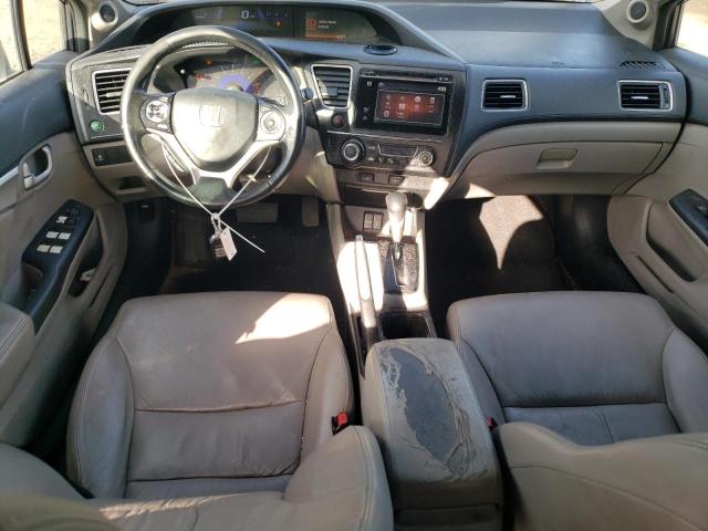 2HGFB2F9XFH552844 - 2015 HONDA CIVIC EXL GRAY photo 8