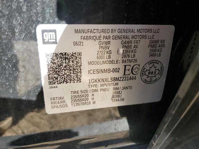 1GKKNXLS8MZ231444 - 2021 GMC ACADIA DENALI Qara foto 14