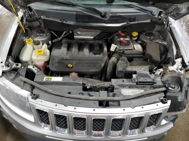 1C4NJDEBXGD721806 - 2016 JEEP COMPASS LATITUDE Արծաթագույն լուսանկար 12