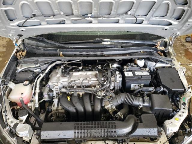 5YFEPRAE7LP071030 - 2020 TOYOTA COROLLA LE ვერცხლისფერი ფოტო 11