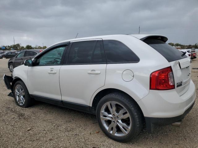 2FMDK4JC2DBC67703 - 2013 FORD EDGE SEL WHITE photo 2