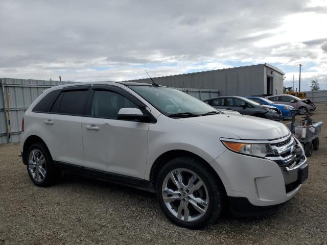 2FMDK4JC2DBC67703 - 2013 FORD EDGE SEL WHITE photo 4