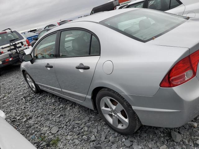 2HGFA16316H019385 - 2006 HONDA CIVIC DX VP Argent photo 2