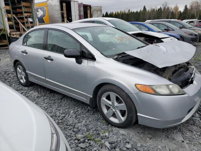 2HGFA16316H019385 - 2006 HONDA CIVIC DX VP Argent photo 4