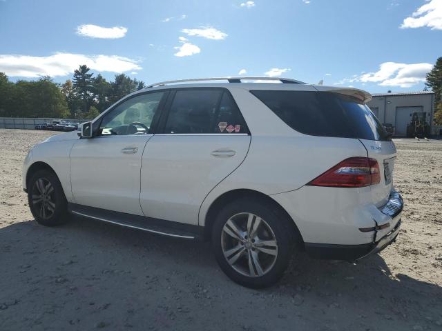 4JGDA5HB4FA533839 - 2015 MERCEDES-BENZ ML 350 4MATIC WHITE photo 2