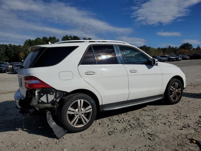 4JGDA5HB4FA533839 - 2015 MERCEDES-BENZ ML 350 4MATIC WHITE photo 3