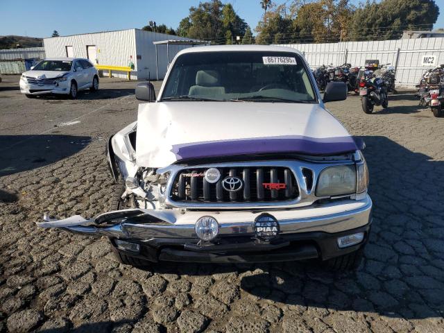 5TEWN72N51Z840936 - 2001 TOYOTA TACOMA XTRACAB WHITE photo 5