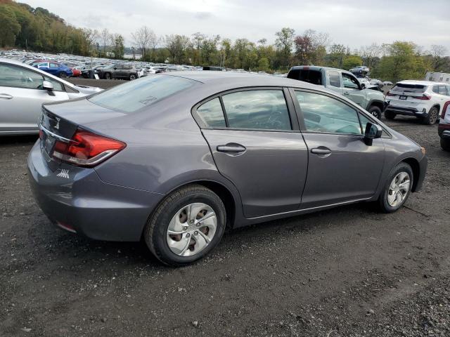 19XFB2F53FE273775 - 2015 HONDA CIVIC LX GRAY photo 3