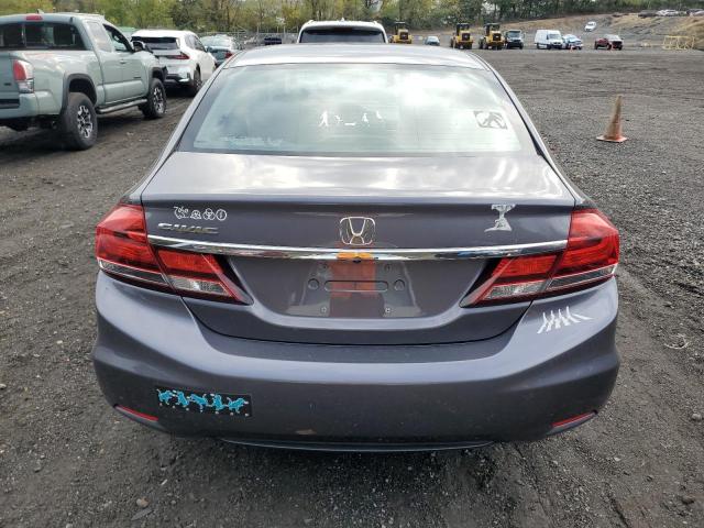 19XFB2F53FE273775 - 2015 HONDA CIVIC LX GRAY photo 6