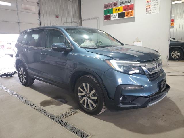 5FNYF6H37LB009089 - 2020 HONDA PILOT EX BLUE photo 4