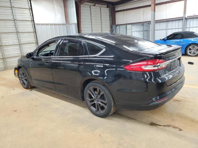 3FA6P0H71JR174447 - 2018 FORD FUSION SE Սև լուսանկար 2