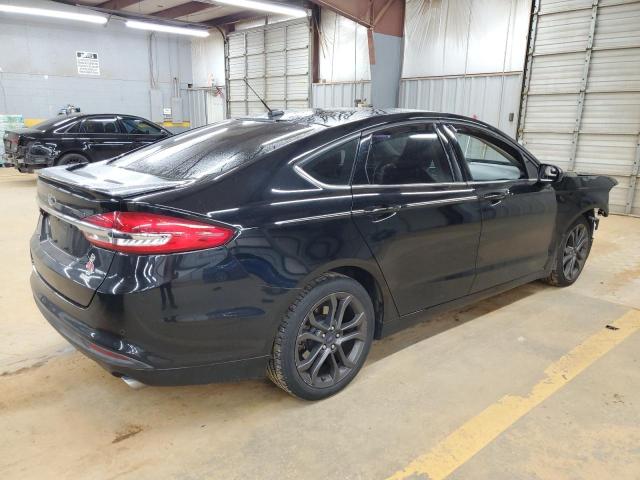 3FA6P0H71JR174447 - 2018 FORD FUSION SE Սև լուսանկար 3