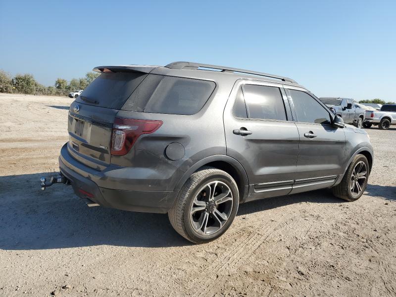 1FM5K8GT4FGA92966 - 2015 FORD EXPLORER SPORT GRAY photo 3