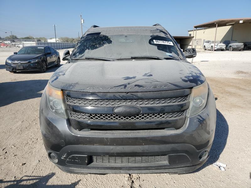 1FM5K8GT4FGA92966 - 2015 FORD EXPLORER SPORT GRAY photo 5