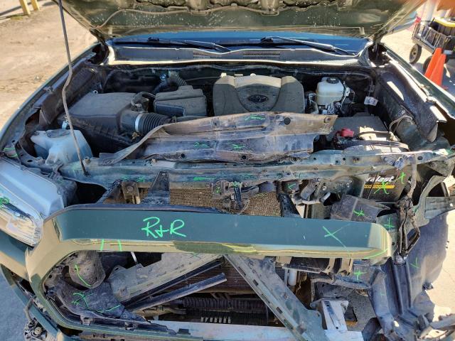 3TMCZ5AN4MM447122 - 2021 TOYOTA TACOMA DOUBLE CAB GREEN photo 11