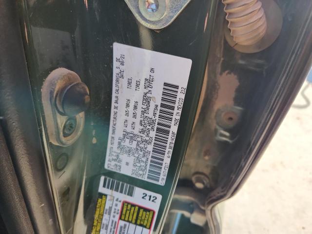 3TMCZ5AN4MM447122 - 2021 TOYOTA TACOMA DOUBLE CAB GREEN photo 13