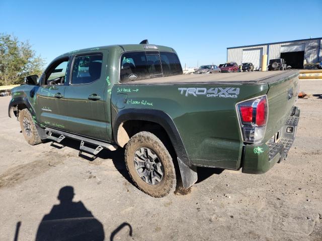 3TMCZ5AN4MM447122 - 2021 TOYOTA TACOMA DOUBLE CAB GREEN photo 2