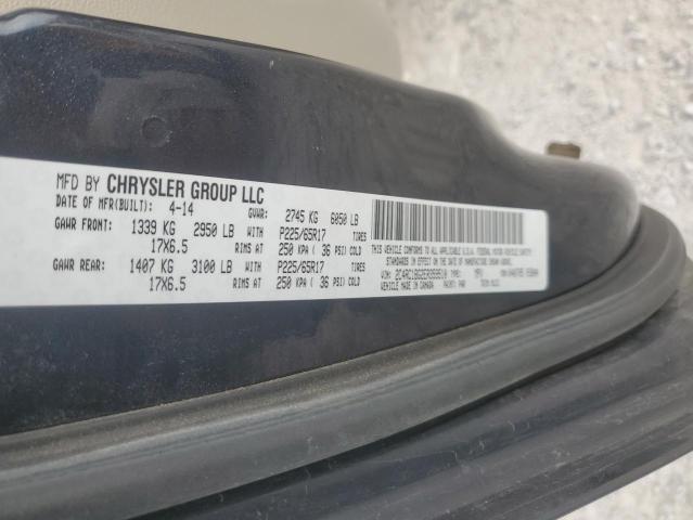 2C4RC1BG2ER359510 - 2014 CHRYSLER TOWN & COU TOURING CHARCOAL photo 13