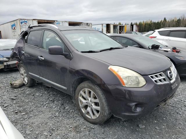 JN8AS5MTXDW016410 - 2013 NISSAN ROGUE S 紫色 照片 4