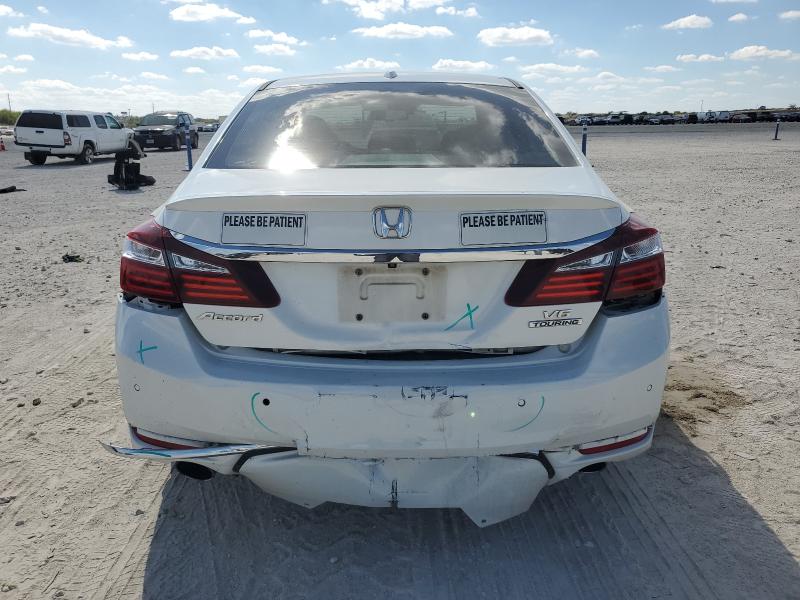 1HGCR3F91HA025247 - 2017 HONDA ACCORD TOURING WHITE photo 6