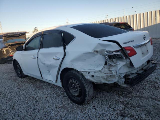 3N1AB7AP5JY248869 - 2018 NISSAN SENTRA S WHITE photo 2