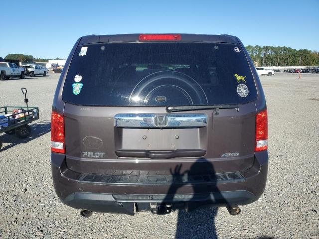 5FNYF4H55CB055011 - 2012 HONDA PILOT EXL BROWN photo 6