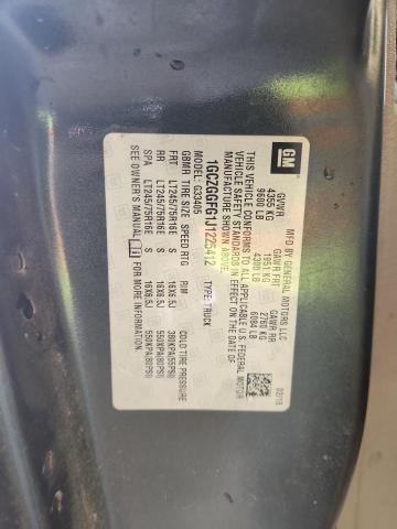 1GCZGGFG1J1225412 - 2018 CHEVROLET EXPRESS G3 გრაფიტი ფოტო 13