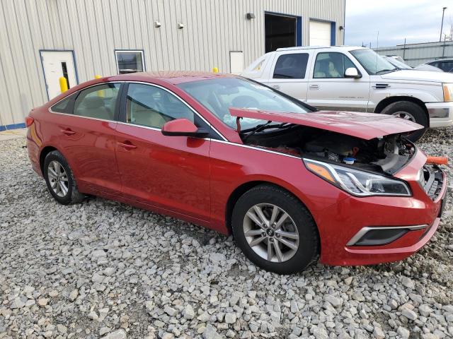 5NPE24AF3HH477420 - 2017 HYUNDAI SONATA SE 红色 照片 4