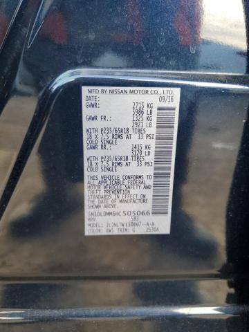 5N1DL0MM6HC505066 - 2017 INFINITI QX60 Blau Foto 12