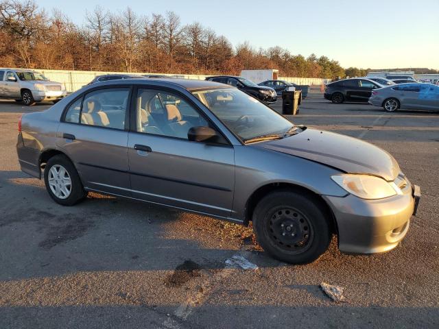 2HGES163X5H606434 - 2005 HONDA CIVIC DX VP Մոխրագույն լուսանկար 4