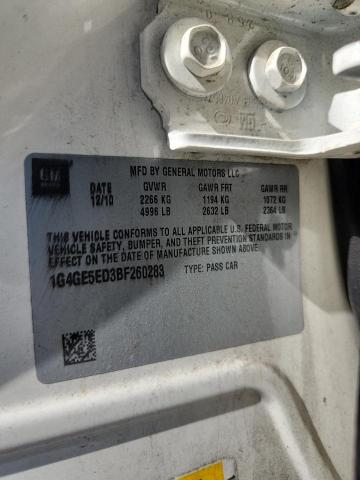 1G4GE5ED3BF260283 - 2011 BUICK LACROSSE CXS Бежевый фото 13