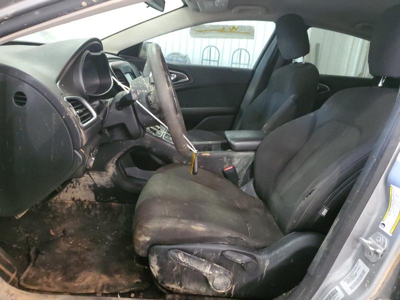 1C3CCCFB2FN634666 - 2015 CHRYSLER 200 LX SILVER photo 7