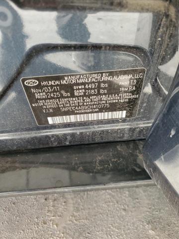 5NPEC4AB9CH410775 - 2012 HYUNDAI SONATA SE 蓝色 照片 12