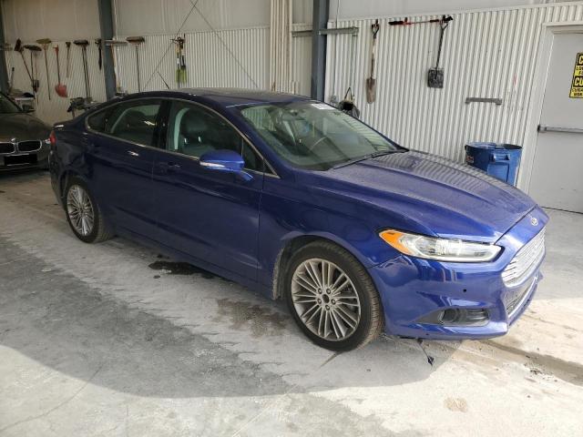 3FA6P0HD4ER255258 - 2014 FORD FUSION SE 蓝色 照片 4