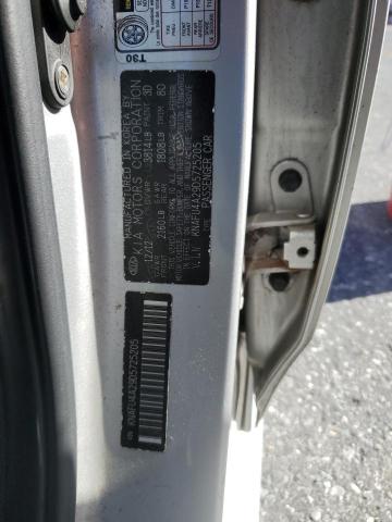 KNAFU4A29D5725205 - 2013 KIA FORTE EX 银色 照片 12