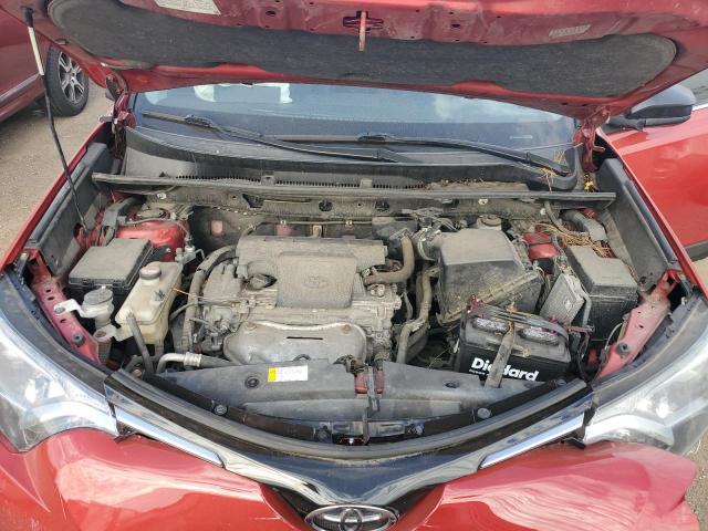 JTMZFREV4GJ093818 - 2016 TOYOTA RAV4 LE RED photo 11